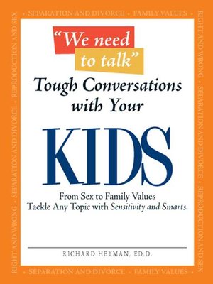 cover image of We Need to Talk--Tough Conversations With Your Kids